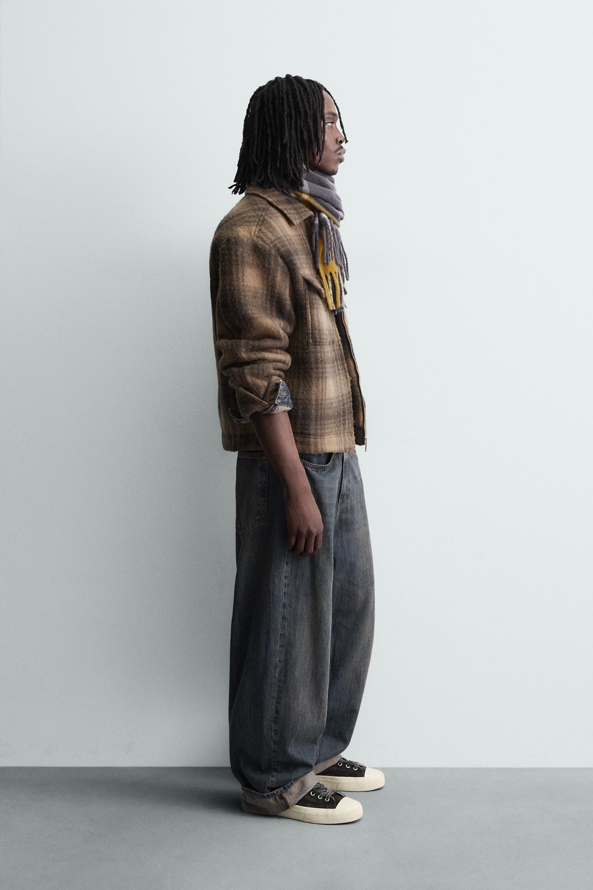 SURCHEMISE À CARREAUX AVEC FERMETURE ÉCLAIR